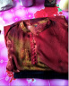 啄木鸟（TUCANO）妈妈夏装套装2024新款60岁70中老年人冰丝短袖女奶奶夏季上衣服 红色 2XL [推荐115-130斤左右] 晒单实拍图