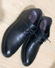 红蜻蜓男士正装商务皮鞋德比鞋婚鞋内增高男鞋 WTA7376 黑色42 实拍图