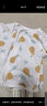 童泰（TONGTAI）婴儿套装纯棉夏季薄款男女宝宝衣服提花网眼内衣儿童短袖短裤 黄色 90cm 晒单实拍图