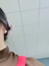 PWL2023年新款潮S999银珍珠耳钉女小众设计轻奢高级感素耳环小耳饰 粉光珍珠耳钉8mm 实拍图