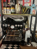 Breville铂富 家用咖啡机 研磨一体机 电动磨豆 意式进口 半自动 现磨 办公室 奶泡 BES876 海盐白 实拍图