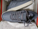 特步（XTEP）【国潮】女鞋板鞋空军一号夏季鞋子休闲鞋情侣运动鞋小白鞋 新白色/墨青蓝-男（新版） 41 实拍图