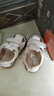 牧童宝宝学步鞋秋冬款婴幼儿童鞋软底皮面小白鞋女童机能鞋男童步前鞋 贝壳白（夏凉鞋） 17 鞋内长12.8cm 实拍图