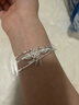 柯芙尼 S999足银三生三世手镯女多层镯子圣诞节礼物送女生女友老婆 圈口62MM(甄选礼盒)-情人节礼物 实拍图