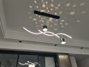 四季沐歌led餐厅吊灯具餐桌创意轻奢灯饰现代简约可调节客厅卧室中山 满天星-48瓦三色调光-黑金款 实拍图