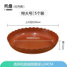 墨斗鱼加厚托盘加仑花盆底座托盘塑料耐磨圆形接水盘30cm  5个装6755 实拍图