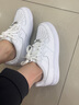 耐克（NIKE）AIR FORCE 1 LE GS 运动空军一号休闲运动板鞋 DH2920-111 女子白色 38 实拍图