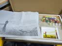 大画王 王子和狐狸麦田周边动漫风景卡通填色手绘装饰画电影diy数字油画 小王子 6528 30*50厘米+内框+颜料+画笔 实拍图
