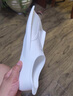 WATERTIME游泳脚蹼训练短脚蹼硅胶自由泳练习成人儿童潜水专业蛙鞋游泳装备 简约白 M 实拍图