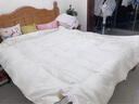 霞珍羽绒被95%白鹅绒被芯 A类100支全棉轻音鹅绒被子 防绒保暖 5A级特厚冬被-100支全棉贡缎 150cm*210cm 实拍图