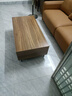 雅美乐茶几客厅现代简约 小户型家用双层带抽屉加厚实木芯茶几桌子 实拍图
