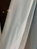 伊帘坊窗帘纱帘透光不透人白纱薄窗纱隔断客厅半遮光窗纱白色沙飘窗阳台纱 湖蓝色 宽3.0*高2.7挂钩一片【可改短】 实拍图