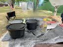 探险者户外露营车折叠小推车带桌板野餐车营地车拖车推拉野营快递手推车 250L 抹茶绿【双刹越野轮宽7CM】 实拍图