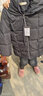 素羽轻罗羽绒服女中长款冬2025年新款韩版加厚宽松面包服学生外套上衣女装 黑色 XL 实拍图