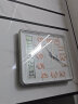 康巴丝（Compas）挂钟日历显示屏温湿度显示板经典时尚钟表石英钟配件 2855日历款 实拍图