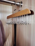 洁百纳木质吊带8钩衣架家用内衣裤多功能实木挂钩皮带胸罩波浪晾衣架 【店长推荐】原木+复古【1.2cm】 实拍图