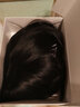 迈威格丝假发片女遮头顶白发神器蓬松高档真发直发秃顶补发片刘海真人发丝 自然黑仿真分缝12*14长25cm 实拍图