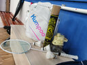 薰风（KUMPOO）新品熏风羽毛球包拎包 KB-520 韩版运动球包王小羽同款 KB-520棉花糖色 实拍图