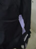 边七工装裤子男韩版潮流九分裤束脚哈伦裤秋冬季宽松束脚休闲裤子潮 黑色紫条 2XL 建议体重135-145斤 实拍图