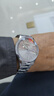 爱沃驰瑞士品牌IW手表男机械表防水超薄男士手表进口机芯全自动商务男表 夜光双日历款/银灰钢带 实拍图