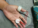 臻禄和田玉扳指新疆天然白玉籽料羊脂玉男款弧边玉扳指男士大拇指白玉戒指 内经23mm 实拍图