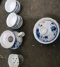 瓷牌茗 青花瓷茶具套装功夫茶具陶瓷整套茶杯盖碗茶海泡茶具礼品礼盒装 12件套青花茶具-礼盒装 实拍图