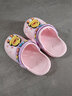 B.Duck小黄鸭童鞋儿童拖鞋夏季男童透气洞洞鞋女童可爱卡通家居鞋 955粉色 22 码 脚长13.5-14.2cm 实拍图