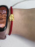周六福（ZLF）情人节礼物  黄金转运珠男女款足金萌趣动物起飞手绳 定价 小猴几-1.12g 实拍图