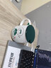 畅印 水杯女学生韩版马克杯带盖勺情侣杯子陶瓷杯可爱咖啡杯喝水杯 眨眼一对(450ml带盖勺) 实拍图