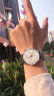 飞克（FEIKE）手表男全自动机械表时尚简约潮流腕表商务防水钢带男表 银壳白面黑带 实拍图