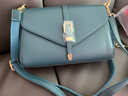 洛仕黛琪时尚女包2025新款软皮斜挎包中年妈妈高级感百搭小方包礼物单肩包 蓝色 实拍图