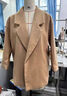 3号馆秋冬加厚双面磨毛羊绒毛呢子纯色仿羊绒外套大衣仿羊毛服装面料 驼色 半米价 实拍图