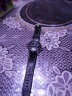 老皮匠 意大利牛皮手表带 适用西铁城化石FOSSIL牛皮表带欧米茄男女表带 黑色白线 22mm 晒单实拍图