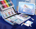 迪士尼(Disney)儿童绘画套装150件 美术水彩笔蜡笔画笔礼盒女孩生日礼物玩具儿童节礼物 艾莎公主E9110F 晒单实拍图