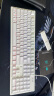 雷神（ThundeRobot）KG3104R琉璃 机械键盘 有线游戏键盘 RGB灯条104键混彩背光吃鸡办公电脑键盘 白色 红轴 实拍图
