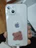 魔杰乐（MOJIELE） 卡通可爱创意小熊适用于iPhone手机壳苹果手机保护套情侣款防摔硅胶软壳 思考问题小熊-透明壳 iPhone13 实拍图