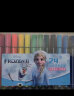 迪士尼(Disney)12色三角杆水彩笔 儿童可水洗粗杆易握画画笔 艾莎公主学生绘画文具玩具 冰雪奇缘DM20655-2F 实拍图