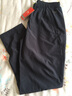 李宁运动裤子男秋冬冰丝速干裤宽松透气薄款裤子直筒卫裤夏天跑步长裤 黑色(棉质平口-夏季休闲) M 实拍图