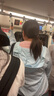 茵曼（INMAN）纯棉法式气质连衣裙女装2025夏季新品显瘦V领泡泡袖A字长裙子 浅水蓝 S 实拍图