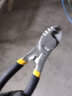 电缆剪电线剪电工剪线缆剪剥线钳断线钳剪线工具工业级 6寸包胶款电缆剪 实拍图