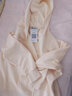 真维斯（JEANSWEST）连帽卫衣女秋季拉链开衫宽松简约韩版休闲运动外套女奶白XL 实拍图