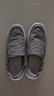 海澜之家男鞋百搭透气休闲套脚一脚蹬布鞋软底鞋子男HAAXXM1EAO224 灰色44 实拍图