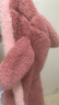 红豆居家（Hodohome）儿童睡衣女童冬季法兰绒保暖家居服女孩加绒加厚睡袍浴袍700粉150 实拍图