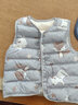 aqpa【95白鸭绒&三防】羽绒背心秋冬保暖羽绒服儿童装男女童宝宝马甲 快乐王国 130cm 实拍图
