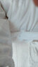 欣美舒纯棉睡袍浴袍男女士毛巾料吸水情侣长款秋冬季加厚全棉浴衣速干 白色女-100纯棉-加厚保暖 L 【适合178cm以下180斤以内】 实拍图