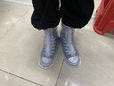 德力普（Delipow） 防雨鞋套 男女加厚底防水防滑鞋套便携式雨具雨靴套非一次性 加厚底雨鞋【白色】XL(适合41-42码) 实拍图