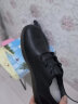 罗冠春夏新款时尚休闲绅士套脚男皮鞋 VTY807黑色(运动鞋码） 42 实拍图