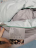 Lady Laura富安娜出品羽绒被95白鹅绒被冬被加厚保暖白鸭绒被春秋被子单双人 艾绿灰 200*230cm 6斤 春秋被 实拍图