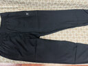 特步（XTEP）运动裤男装休闲小脚裤春季潮流耐磨轻薄时尚束脚跑步综训健身裤子 荐-黑色(口袋有拉链)-梭织小脚 酷干科技 L 175 实拍图
