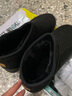 回力（Warrior）雪地靴男士棉鞋冬季男鞋保暖棉靴子户外抗寒面包鞋东北休闲鞋子男  黑色【短筒款】 44 实拍图